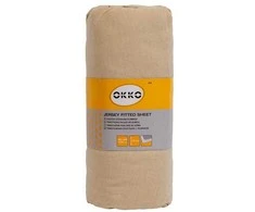 Okko Dymo BED SHEET POLYCOTT 200X200+25CM SAND603