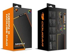 Kilimėlis Dymo COUGAR Pelės kilimėlis žaidimams NEON X, ARGB, 800x300