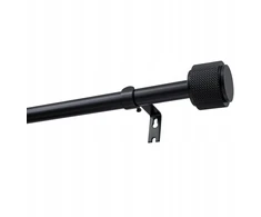 Decastyl Vienkartinė stumdoma užuolaidų kartis FI 19 MM OMEGA JUODA 200-300 CM KOWALSKI