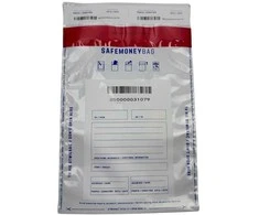 Bestpak SAFEMONEYBAG Safe deposit envelopes baltas B5 190mmx260mm+35mm 100 pieces