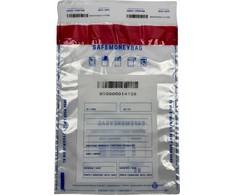 Security envelopes BESTPAK SAFEMONEYBAG deposit envelopes 190x260+35 mm B5 100 pcs. Transparent
