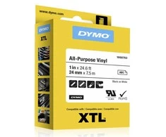 DYMO 1868753 etikečių juostelė Juoda ant baltos