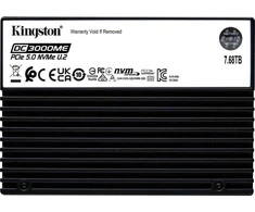 „Kingston Technology“ 7,68 TB DC3000ME U.2 PCIe 5.0 NVMe TCG Opal Enterprise SSD diskas