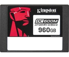 KINGSTON 960 GB DC600M 2,5 colio SATA3 mišraus naudojimo duomenų centro SSD, skirtas įmonės serveriams ir NAS (paruošta VMWare)