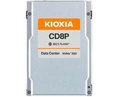 SSD duomenų centro skaitymo intensyvumo diskas KIOXIA CD8P-R 7.68TB PCIe Gen5 vieno prievado (128GT/s) NVMe 2.0, BiCS Flash TLC, 2.5" 15mm U.2, skaitymas/rašymas: 12000/5500 MBps, IOPS 2000K/200K, DWPD 1