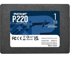 PATRIOT P220 SATA 3 1TB SSD 550/500MB/s