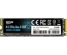 Silicon Power SSD P34A60 512GB, M.2 PCIe Gen3 x4 NVMe, 2200/1600 MB/s