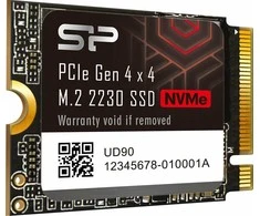 Silicon Power SSD | UD90 2230 | 1000 GB | Solid-state drive sąsaja PCIe Gen 4x4 | Skaitymo greitis 4900 MB/s | Rašymo greitis 3200 MB/s