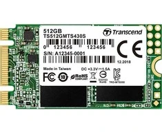 Transcend 512GB, M.2 2242 SSD 430S , SATA3 B+M Key, TLC, R/W 560/500 MB/s