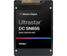 „Dysk SSD WD Western Digital Ultrastar DC SN655 WUS5EA138ESP7E4“ 3840 GB 1 DWPD 2,5 colio 63,5 mm U.3 PCIe 4.0 x4 (NVMe) SSD 256 bitų AES