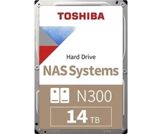 Dysk Toshiba N300 NAS Hard Drive 14TB 1024MB 3.5inch 7200RPM (MN11ACA14TS)