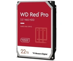 Western Digital Raudona Pro standusis diskas 22TB 7200RPM 512MB 3.5" SATA III