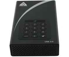 Kietasis diskas Dysk zewnętrzny HDD Apricorn 6TB Aegis Padlock DT Secure