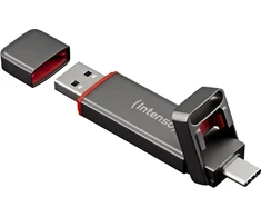 Kietasis diskas Dysk zewnętrzny SSD Intenso USB SSD UX100 500GB USB 3.2 C+A Gen.1x1 (3850450)