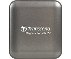 TRANSCEND 1TB Išorinis kietasis diskas SSD ESD420C USB 20Gbps Type C Magsafe Gray Steel