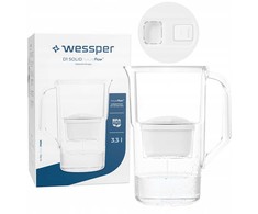 Filtravimo ąsotis Wessper D1 SOLID FutureFlow aquamax ąsotis (WES203-FF-WH)