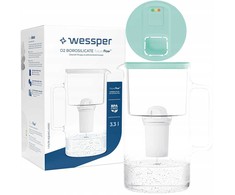 Filtravimo ąsotis Wessper Dzbanek Wessper D2 Borosilicate FutureFlow Aquaclassic (WES202-FF-MT)