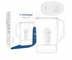 Filtravimo ąsotis Wessper D3 SLIM FutureFlow Aquaclassic (WES206-FF-WH)