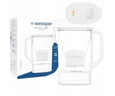 Filtravimo ąsotis Wessper D3 SLIM FutureFlow Aquamax (WES205-FF-WH)