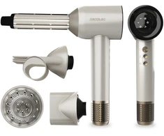 Cecotec Plaukų džiovintuvas | DryGlam Waves Champagne | 1600 W | Number of temperature settings 3 | Ionic function | Champagne | Diffuser nozzle