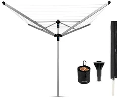 Brabantia Besisukanti džiov.Lift-O-Matic Ad. 60 m - Metallic Pilkas