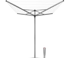 Brabantia Besisukanti džiov. Topspinner 40 m - Metallic Pilkas