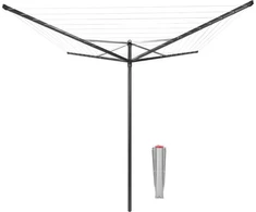 Brabantia Besis. džiovyklė. Viršutinis suktukas 50 m. metalinė g. - Antracitas