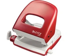 Leitz 5008, 30 lapų, Raudona, Metalas, Plastikas, 8 cm, 5,5 mm, 380 g