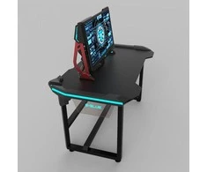 E-Blue Žaidimų stalas E-Mėlyna EGT536BK LED Gaming Desk, su pašvietimu