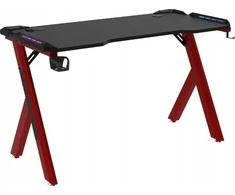 E1ce7 stalas ŽAIDIMŲ STALUS ŽAIDĖJAMS CORTEK 141 RGB VALDYMO RANKENOS