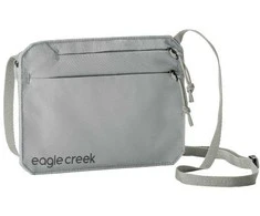 Eagle Creek Pilka RFID piniginė su užtrauktuku ant kaklo