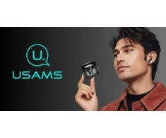 Ausinės Bluetooth TWS USAMS IF27 belaidės juodos spalvos