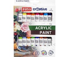 Easy Akriliniai dažai 16 spalvų EASY
