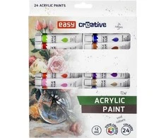 Easy Akriliniai dažai 24 spalvų EASY