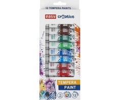 Easy Dažai guašas, 12 sp. x 12 ml.