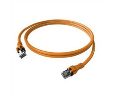 „EasyLan DualBoot PushPull“ jungiamasis kabelis Cat.6A (EA klasė), S/FTP, RJ45 / RJ45, jungiamasis, 1 m