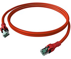 „EasyLan DualBoot® PushPull“ jungiamasis kabelis Cat.6A (EA klasė), S/FTP, RJ45 / RJ45, juodas, 10 m