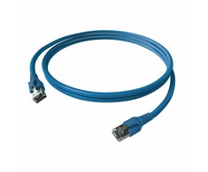 „EasyLan FlexBoot“ Cat.6A jungiamasis kabelis, S/FTP, mėlynas, 1 m