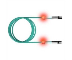 Easylan „saCon“ LED dvipusio jungimo kabeliai 50/125 m OM3, LC/LC, turkio spalvos, 7,5 m