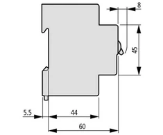 Eaton 1 + N C 10A 15kA 278670
