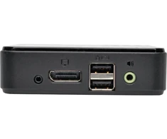 Eaton perjungiklis Eaton 2 prievadų DisplayPort KVM perjungiklis 4K 60 Hz su garso įrenginiu