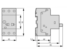 Eaton 3-polis 50kA 8-12A IP20 – 278485