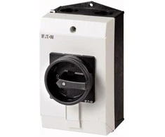 „Eaton“ kumštelinis jungiklis 0-1 3P 32A 1NO 1NC korpuse P1-32/I2/SVB-SW/HI11 (207316)