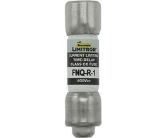Eaton Saugiklio įdėklas cilindrinis 10x38mm 1A 600V AC, CC klasė, lėtai veikiantis FNQ-R-1