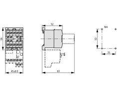 Eaton DILM- 10- G 24VDC maitinimo linija - 051643