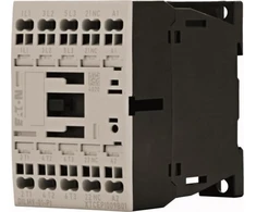 Eaton DILM maitinimo kontaktorius 3 polių 380V 400V 4kW 1R 24V DC spyruokliniai gnybtai 199238