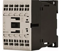 Eaton DILM maitinimo kontaktorius 3 polių 380V 400V 7,5kW 1R 24V DC įstumiami spyruokliniai gnybtai 199258