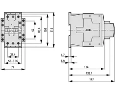 Eaton DILM40 maitinimo lizdas 230 / 240V 50 / 60Hz - 277766