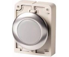Eaton Signalinės lempos galvutė 30mm, plokščia, balta M30C- FL- W (183287)