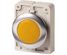 Eaton Signalinės lempos galvutė 30mm plokščia geltona M30C- FL- Y (183285)
